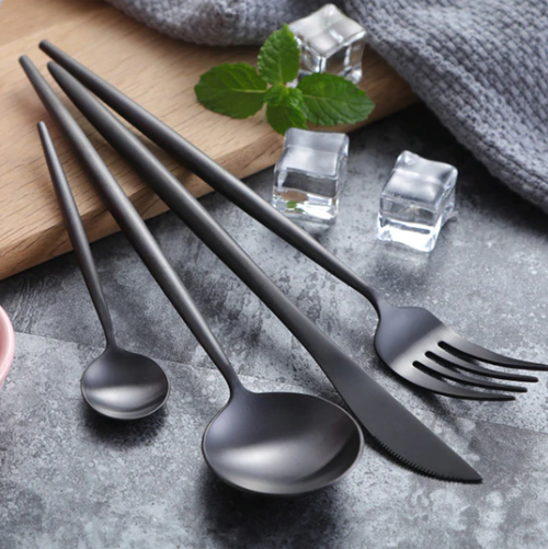 Black Flatware Collection