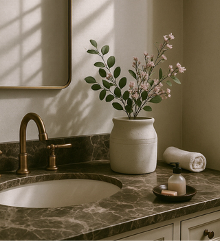 Janelle White Terracotta Vase
