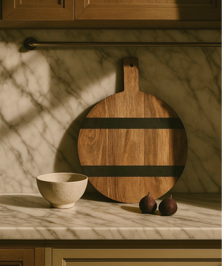 Aragon Round Wood Board