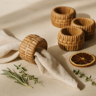 Casia Woven Napkin Rings
