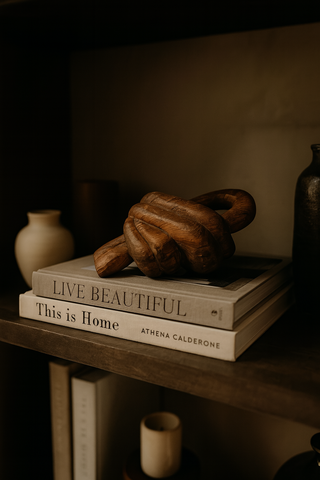 Caledon Knot, Hand-Carved Reclaimed Wood Decor
