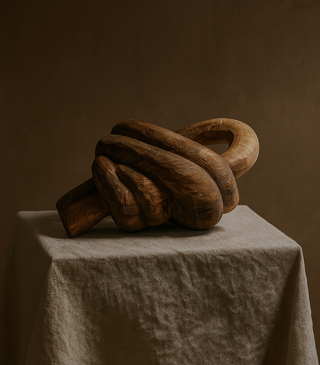 Caledon Knot, Hand-Carved Reclaimed Wood Decor