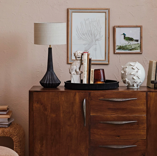 Edison Black Ribbed Tray