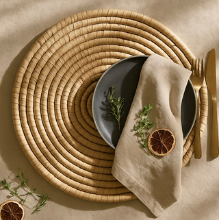 Savanna Hand-Woven Placemats, Set of 4