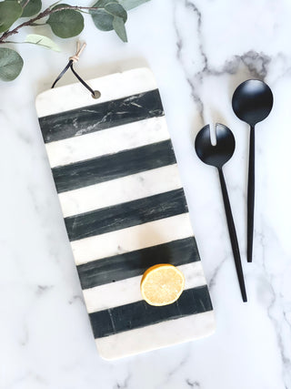 Liam Striped Marble Board