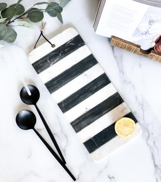 Liam Striped Marble Board