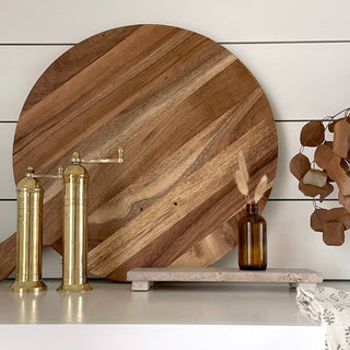 Cojio Footed Travertine Tray