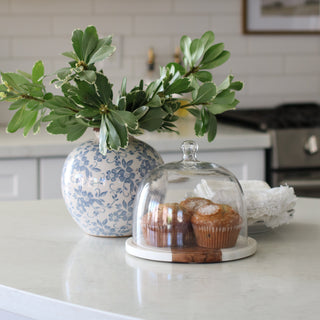 Mabel Cake Tray + Glass Dome