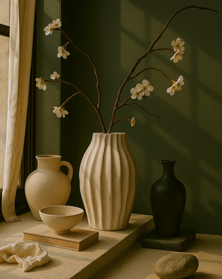 Côte Pleated Vase