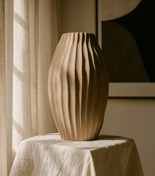 Côte Pleated Vase