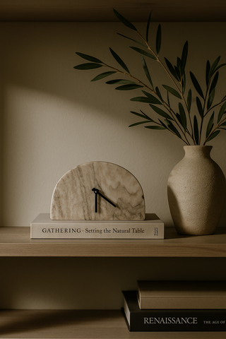 Meridien Marble Clock
