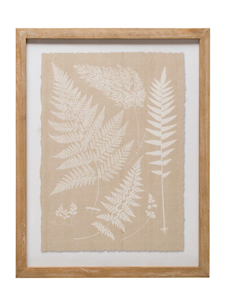 Fern Wood Framed Art