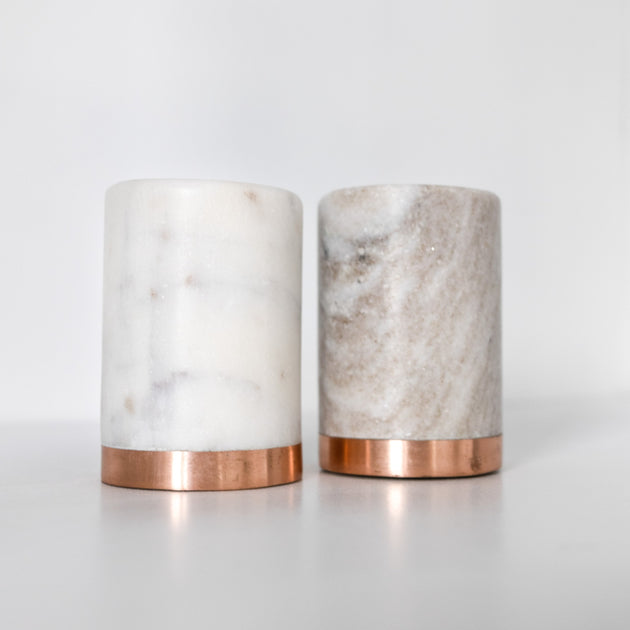 Marble Salt & Pepper Shakers (Set of 2) – McGee & Co.