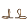 Kairo Brass Bookends, Set of 2