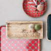 Holiday Wood Deer Tray
