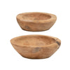 Wren Teakwood Bowls, Set of 2