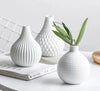 White Teardrop Vases