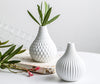 White Teardrop Vases