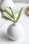 White Teardrop Vases