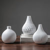 White Teardrop Vases