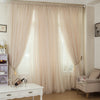 Champagne Voile Curtain