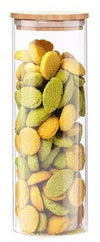 Glass Jars with Bamboo Lids