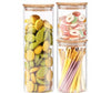 Glass Jars with Bamboo Lids
