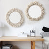 Boho Macrame Wall Mirrors, Round