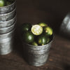 Apollo Distressed Metal Mini Cups