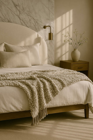 Throw Blankets + Pillows