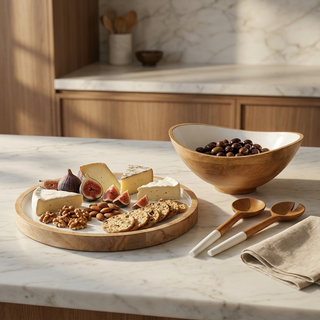 Palmer Collection Bundle (Bowl, Servers + Tray)