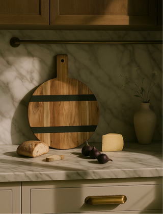 Aragon Round Wood Board