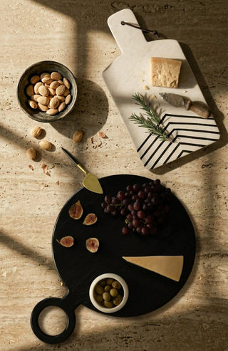 The Contrast Duo, Beecher Wood Board + Brodi Marble Board