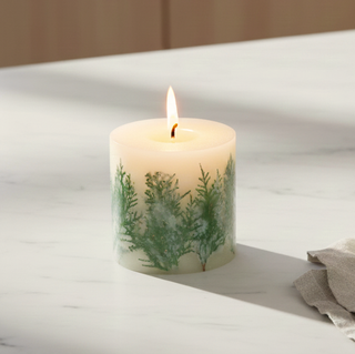 Fir Scented Pillar Candle