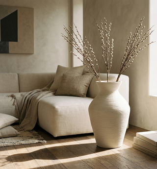 Ilios Ribbed Vase, 20" - Limited Release