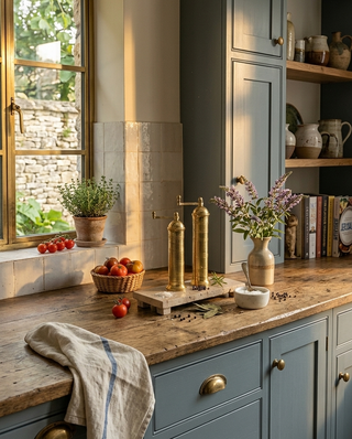 Ophelia Mills + Cojio Travertine Riser (Bundle)