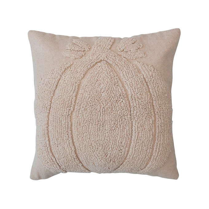 Tufted Pumpkin Pillow, 18"