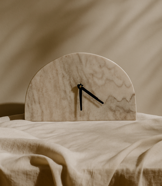 Meridien Marble Clock