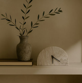 Meridien Marble Clock