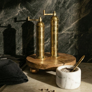 Ophelia Mills + Juniper Riser + Marble Pinch Pot + Gold Spoon (Bundle)
