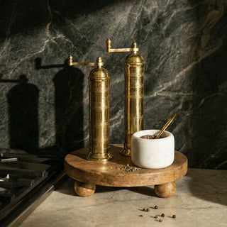 Ophelia Mills + Juniper Riser + Marble Pinch Pot + Gold Spoon (Bundle)