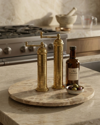 Vera Marble Lazy Susan