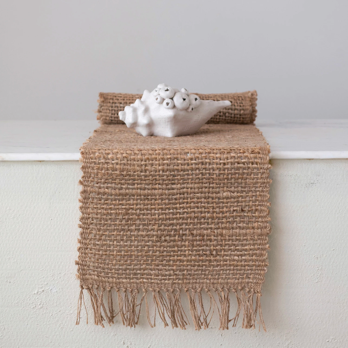 Ansel Hand-Woven Jute Table Runner