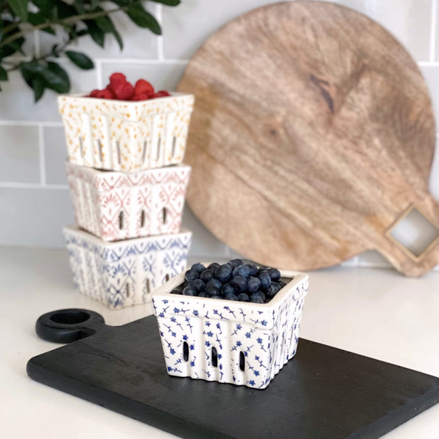 Maci Berry Bowls Blue Floral