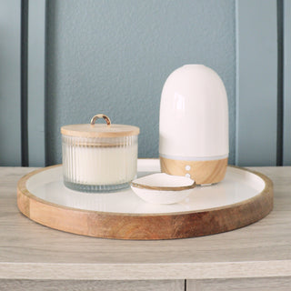 Palmer Wood + White Tray