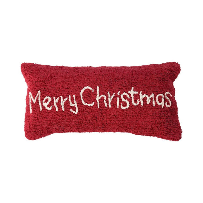 Merry Christmas Lumbar Pillow, 24" x 12"