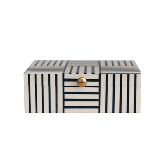 Viona Black + White Decorative Box